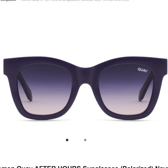 New!! ! Rare Quay navy after hours polarized sunnies 23ea1650-efc4-42a7-8e39-  main image 2